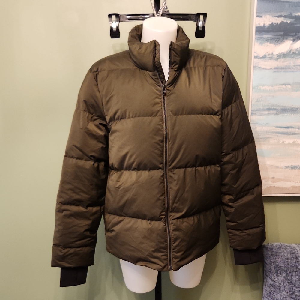 Theory Olive Women's Puffer Jacket